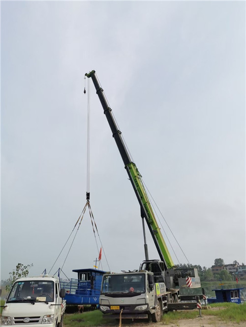 福州市桥梁建设吊装案例